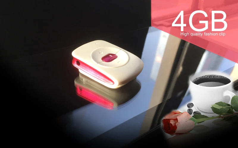 Подарок 4 Гб цифровая Музыка MP3-плеер Встроенная память поддержка стерео наушники Рождественский подарок(611