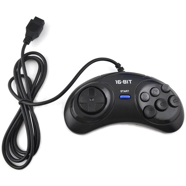 2pcs controller for Genesis for 16 bit controller 6 Button Gamepad for SEGA MD Game Accessories _ - AliExpress Mobile