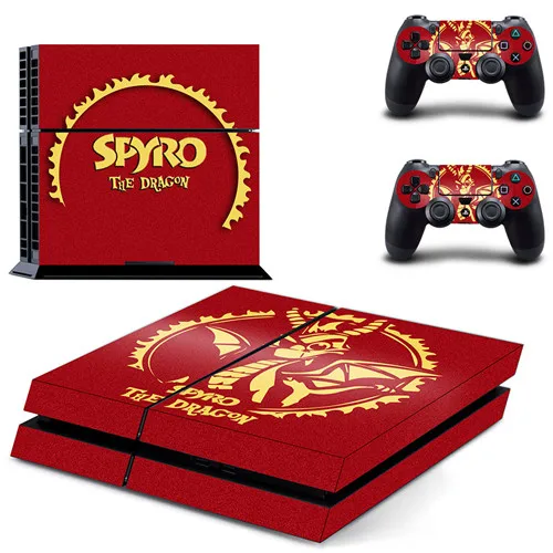 GYTM2247 Spyro Дракон наклейка для PS4 стикеры Наклейка для playstation 4 консоли и 2 контроллеры наклейка для PS4 s Наклейка - Цвет: GYTM2247
