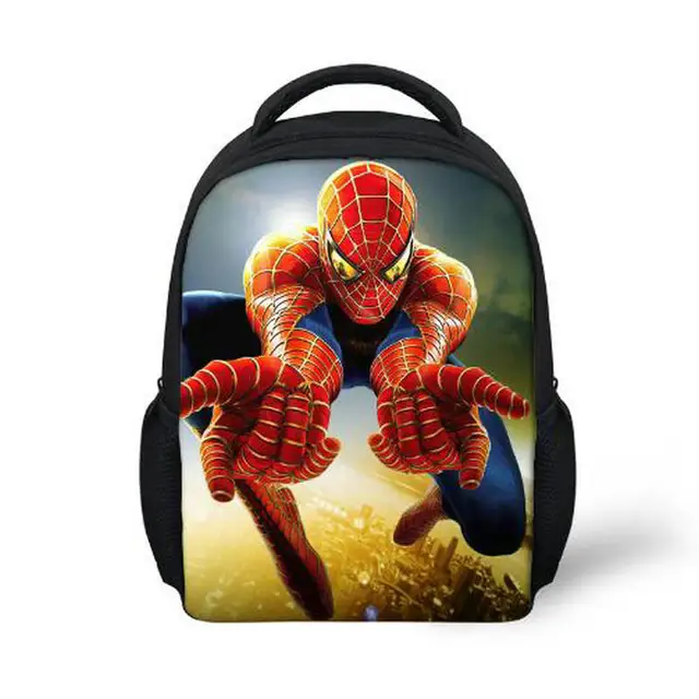 Cool Super Hero Spiderman School Bags for Boys Kids Cartoon Printing ...