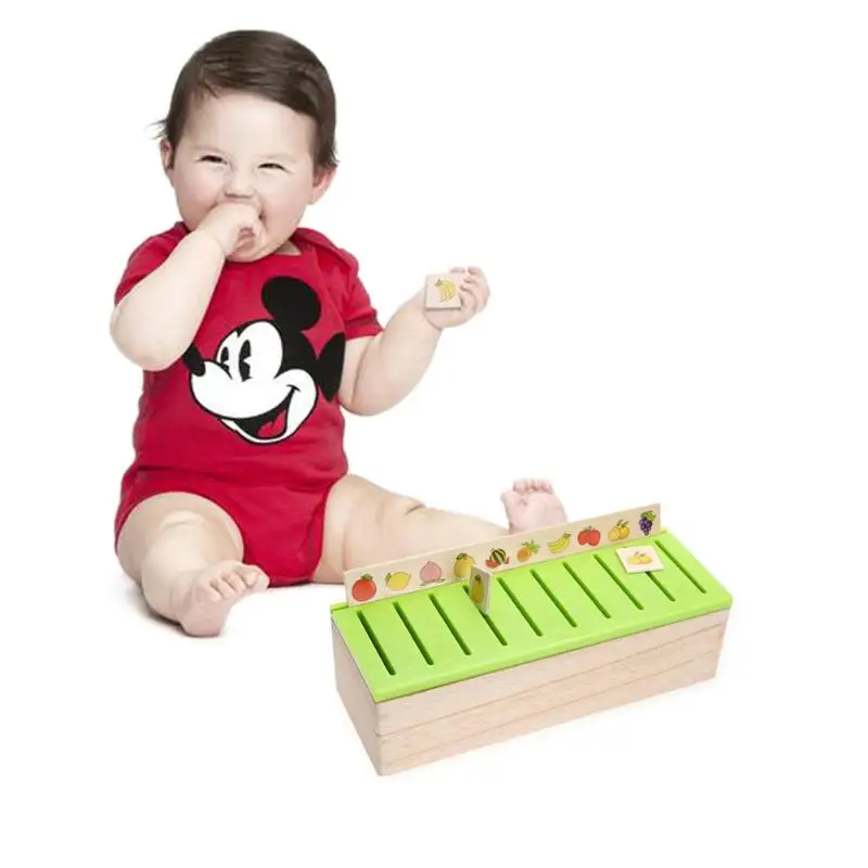 Деревянная Детская познавательная головоломка, игрушка домино, деревянная классификационная коробка, Детская Развивающая игра для родителей и детей, игрушка Монтессори, подарок