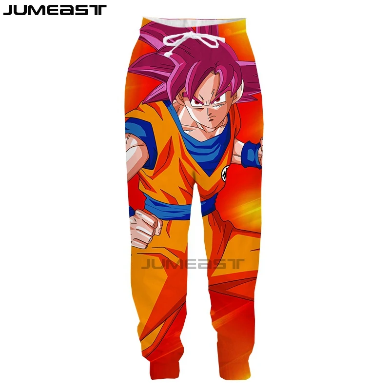 Jumeast бренд для мужчин/женщин 3D печатных аниме Dragon Ball повседневные длинные штаны спортивный пуловер длина пот брюки модные брюки