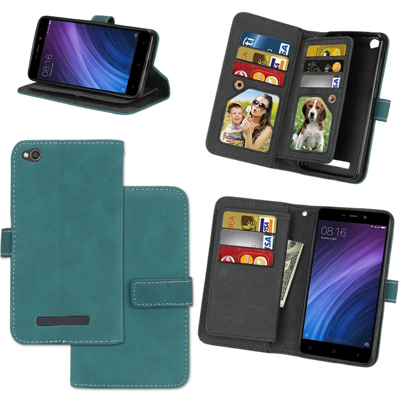 For Coque Xiaomi Redmi 6A 6 Case Cover Luxury Matte Leather Wallet Stand Flip Phone Cases on For Xiaomi Redmi 6A 6 A Case Capa26