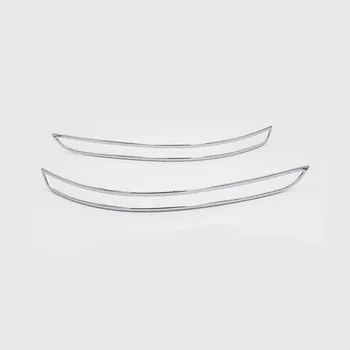 

Car Styling!2pcs ABS Chrome Rear Tail Fog Light Lamp Cover Trim For AUDI Q5 2009 2010 2011 2012 2013 2014 2015