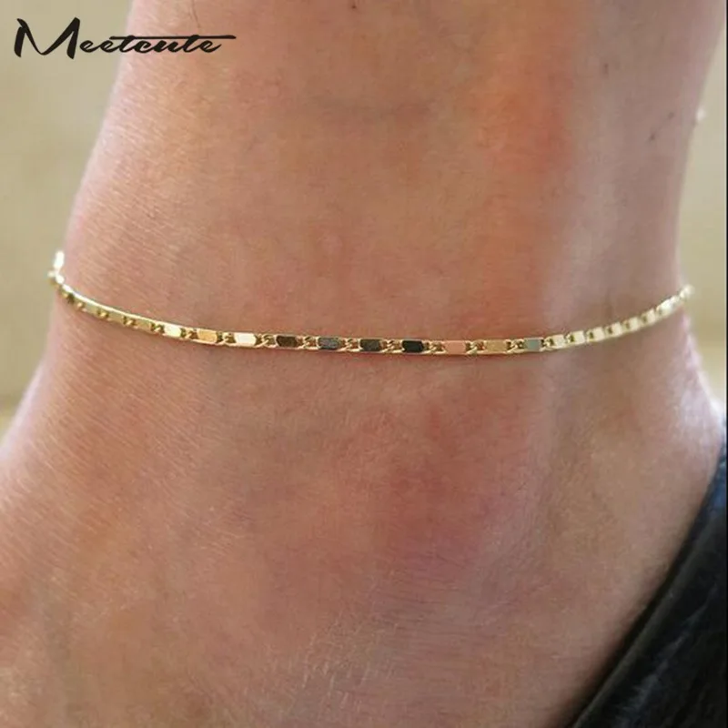 

Meetcute Sexy Anklet Ankle Summer Chain Women Anklets Bohemian Multiple Layers Bracelet On The Leg Beach Jewelry
