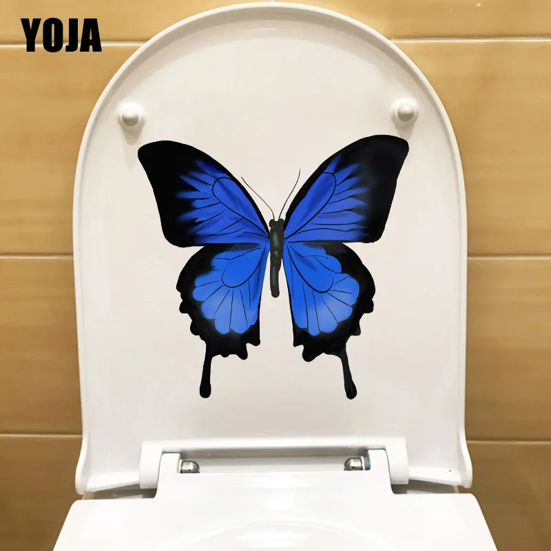 YOJA 15*21,4 см мультфильм шаблон рыбы под лотоса Гостиная Декоративные наклейки для унитаза Наклейка на стену стикеры T3-0944