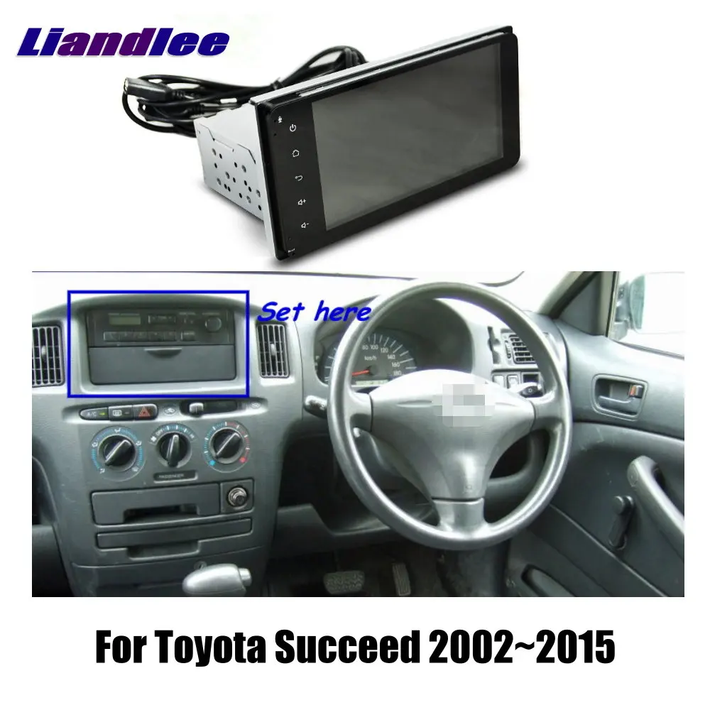 Liandlee для Toyota Succeed 2002~ автомобильный Android радио плеер gps NAVI карты HD сенсорный экран ТВ Мультимедиа стер без CD DVD