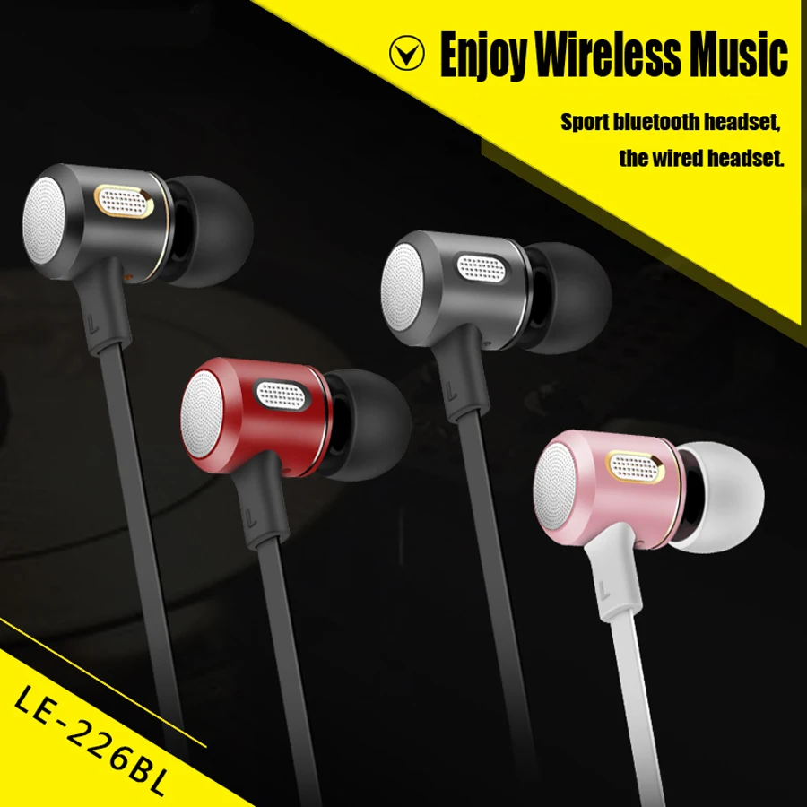 

Creative Wireless Bluetooth Earphone High Quality In-Ear Sport Running Earphones With MIC Sweatproof