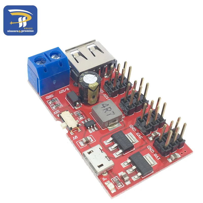 

USB power module breakout DC to DC POWER 5V to 1V8/3V3/5V/9V/12V