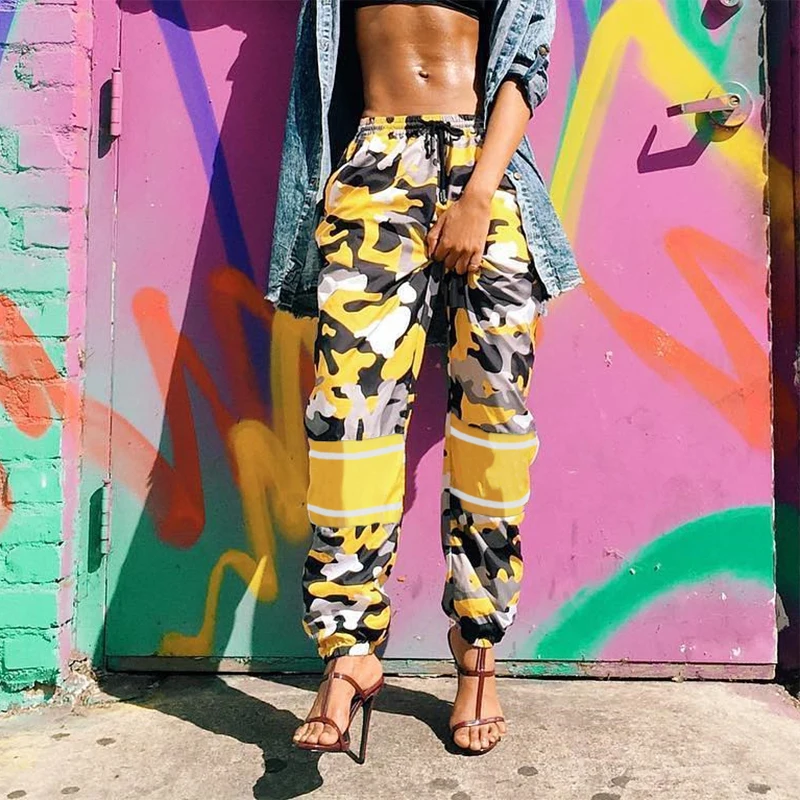 camouflage cargo joggers