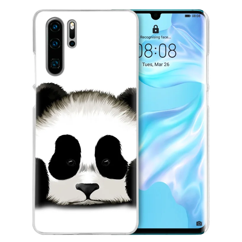 Супер милая панда чехол для huawei P20 P30 P Smart Nova 4 3i P10 P9 P8 mate 10 20 lite Pro Mini Жесткий PC Capa чехол для телефона