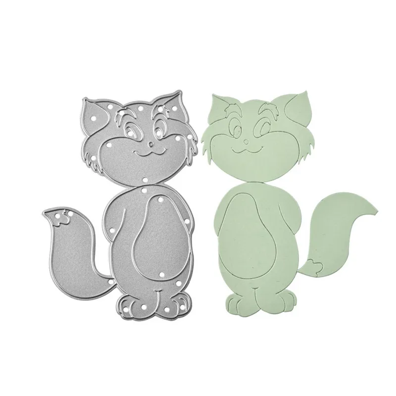 

Naifumodo 113*113mm Dies Cutting Squirrel Animal Metal Cutting for DIY Scrapbooking Card Album Embossing Die Cut New Template