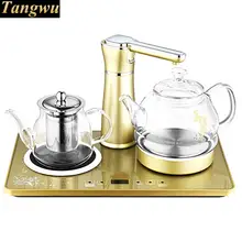 Автоматический бойлер для воды стеклянный поднятый горшок с вареным чайным нагревателем анти-сухая защита