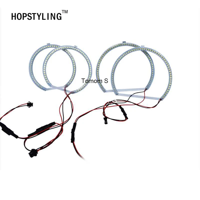 HOPSTYLING Ультра-яркий SMD белый светодиодный набор колец angel eyes 12V halo для BMW E53 X5 1999 2000 2001 2002 2003 2004 Автомобильные фары