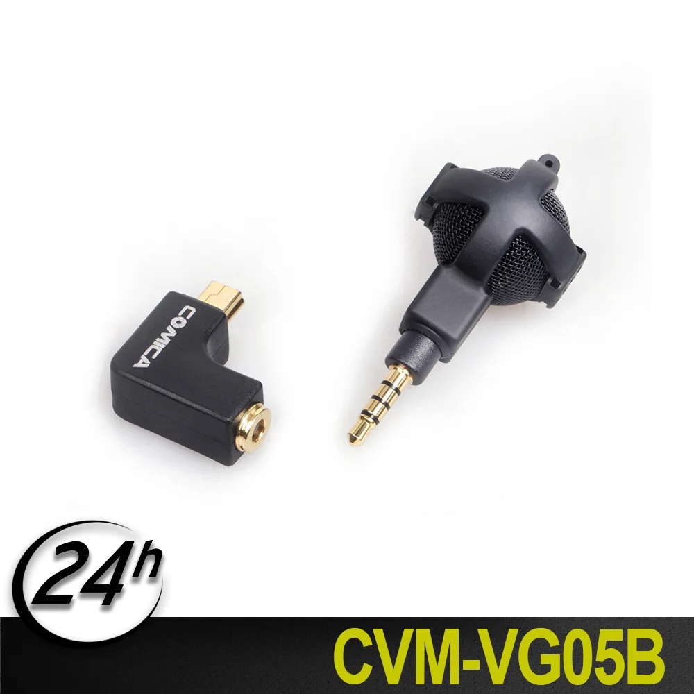 

Original COMICA CVM-VG05 Black Ball-shaped Stereo Video Microphone Interview Microphone for GoPro Cameras Hero 3, 3+, 4, 5
