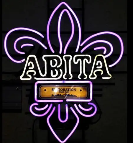 Custom Abita Restoration Beer Glass Neon Light Sign Beer Bar