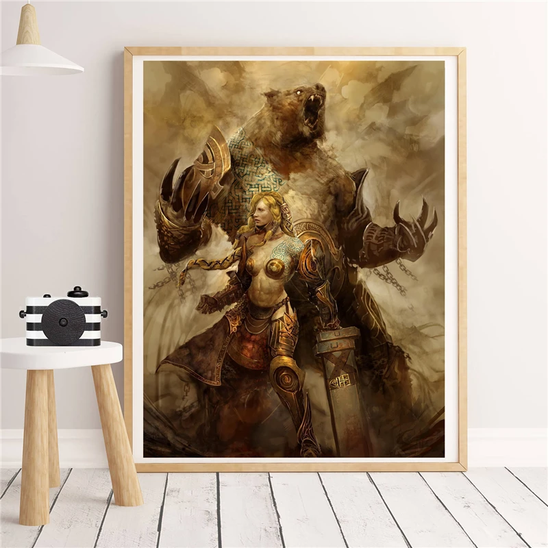 

Guild Wars Eye Of The North Wall Art Canvas Poster And Print Canvas Painting Decorative Picture For Office Bedroom Home Decor HD