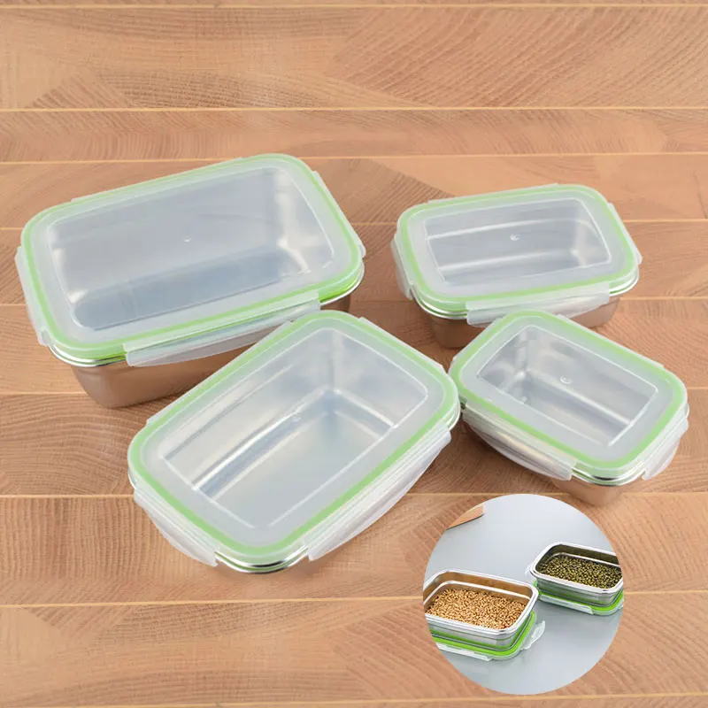 Bento Box 304 нержавеющий контейнер для бэнто ланч бокса еды свежих продуктов