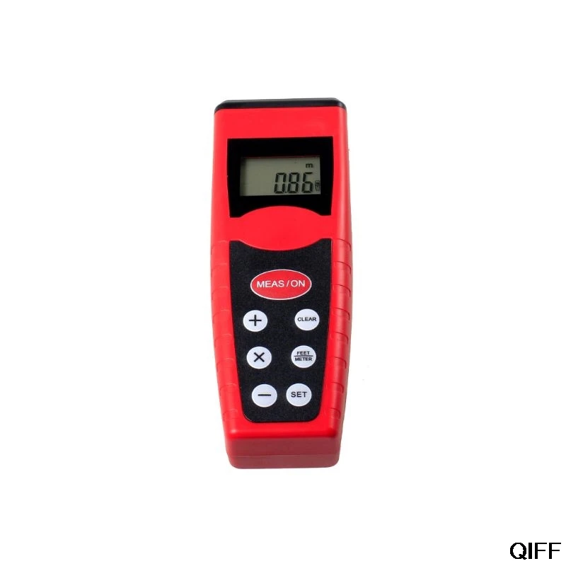 

Drop Ship&Wholesale 18m Ultrasonic Rangefinder Distance Meter Area Measurement Wireless LCD Display Handheld Diastimeter June 25