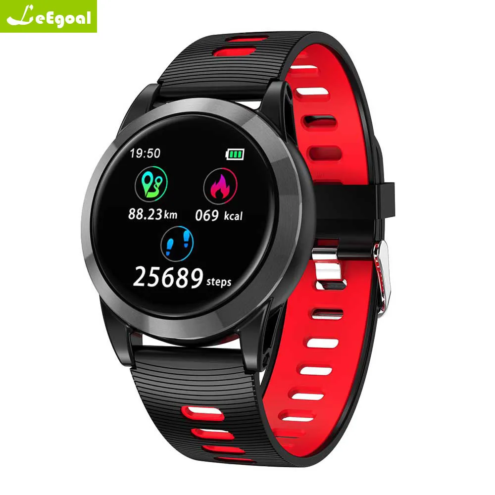 

Smart Watch T15 Men Android IOS Heart Rate Fitness Bracelet Blood Pressure Fitness Tracker Color Screen Round Multi Sports Band