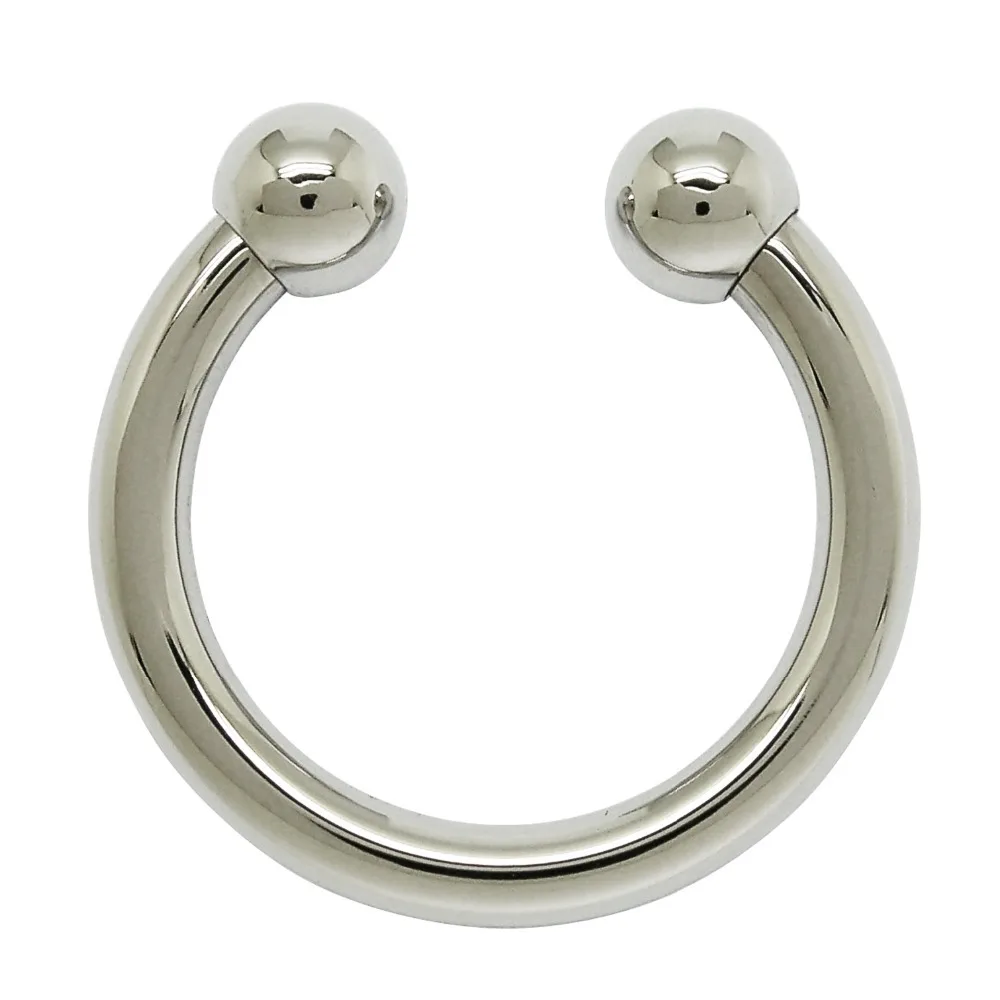 3MM X 19MM SURGICAL STEEL PIERCING JEWELRY CIRCULAR BARBELL RINGin