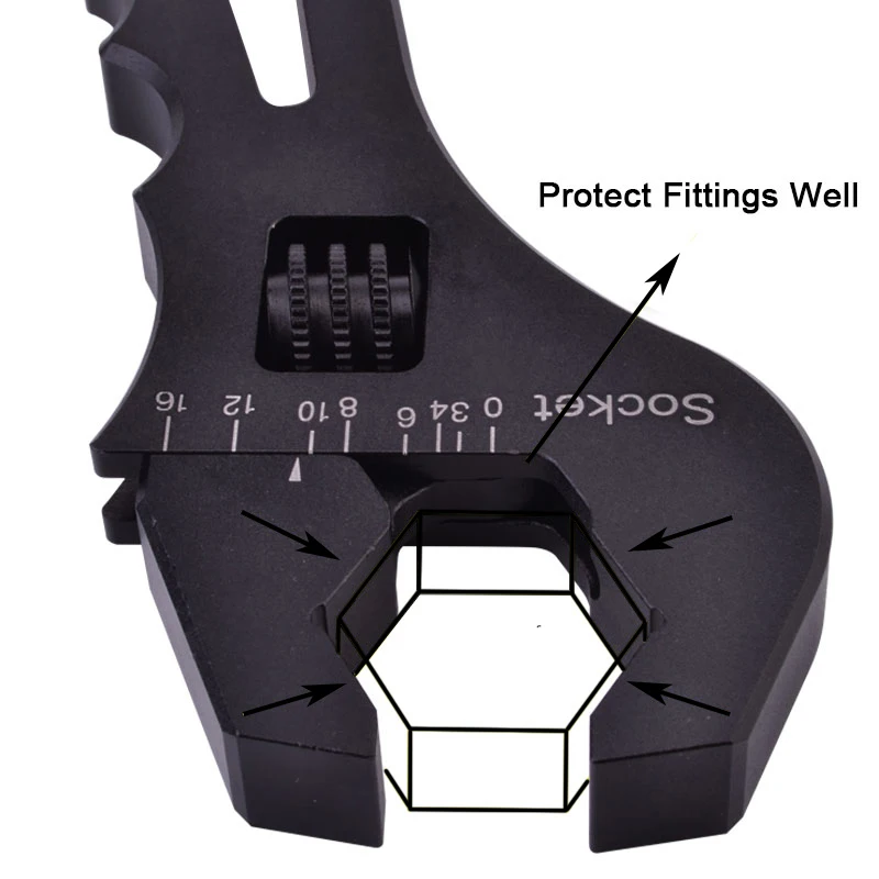 Evil energy V байонет Регулируемый Алюминиевый ключ фитинг инструменты, гайковерт AN3-AN12 анодированный гаечный ключ авто инструменты