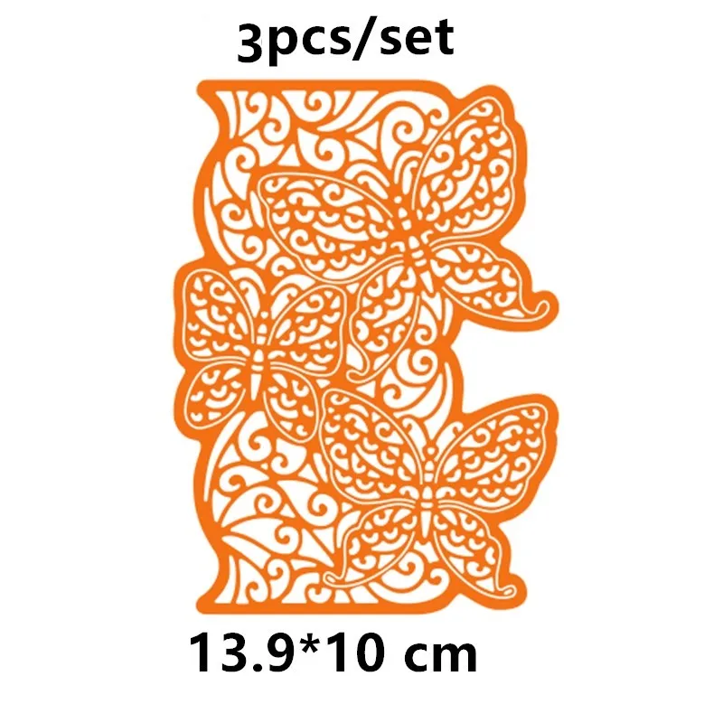 Кружевная оправа-бабочка металлические режущие штампы для скрапбукинга .