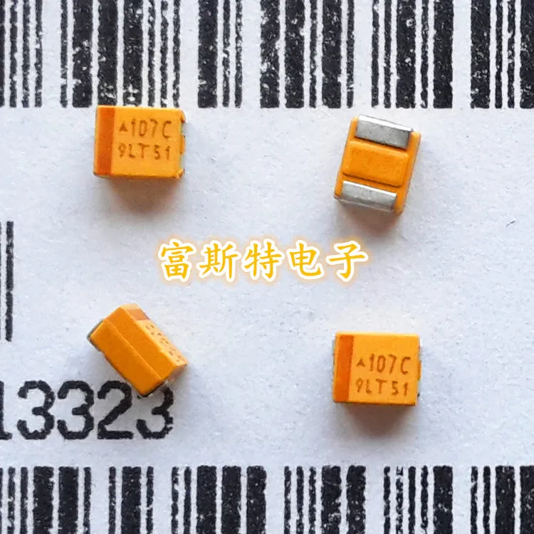 100PCS 3528 16V 100UF 107C B Type SMD tantalum capacitor