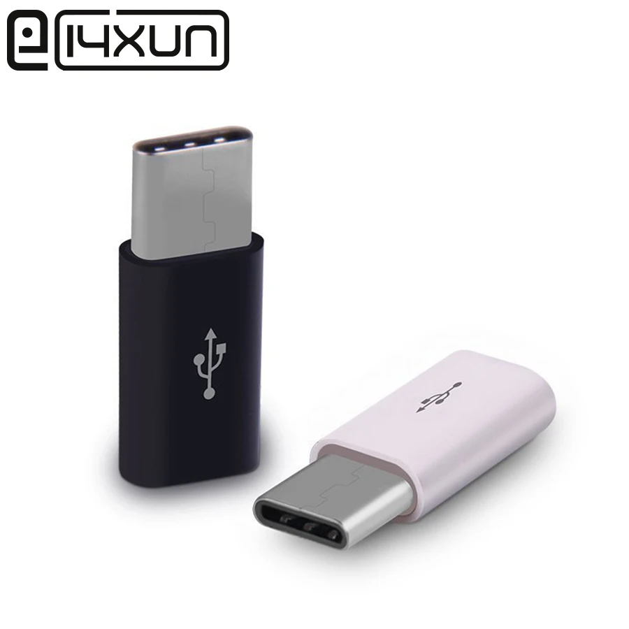 

EClyxun 1pcs High Quality USB 3.1 Type-C Male Connector To Micro USB 2.0 5Pin Female Data Adapter Converter USB Type C Adapter