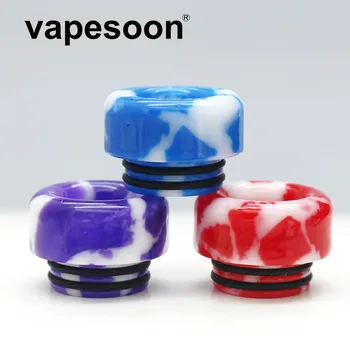 

Authentic VapeSoon 810 Resin Drip Tip Zebra Style 3 Colors For TFV8 BIG BABY TFV12 Prince IJUST 3 Kit etc