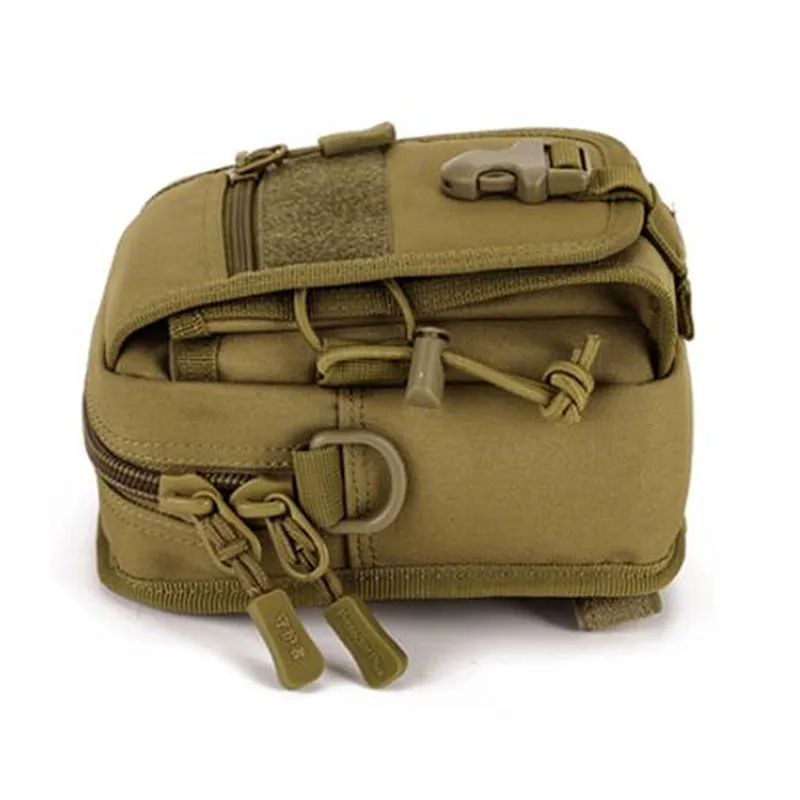 Military Tactical Bag Nylon Waterproof Molle Pouch Running Package Climbing Travel Hiking Bags For 5.5 inch Mobile Phone