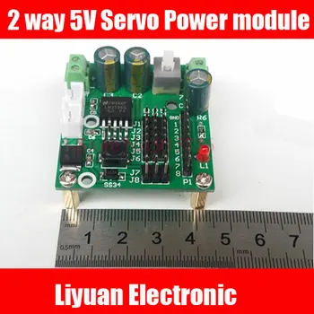 

2 channel 5V power supply regulator module / 2 way buck module / 8-way steering gear power module for intelligent car design
