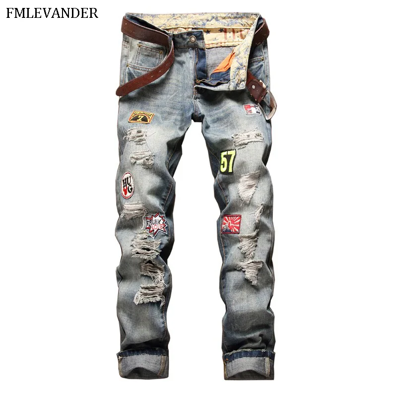 

Summer Spring Autumn New Fashion 2018 Cotton Straight Casual Men Jeans