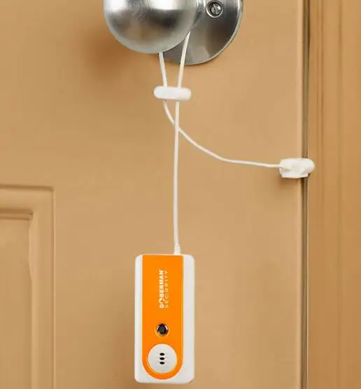 Vibration Triggered Alarm for Home or Travel sleep securely easy set-up for door