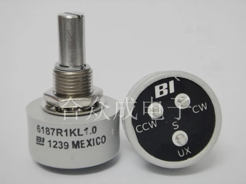 

[VK] BI 6187R1KL1.0 MEXICO single turn conductive plastic potentiometer angle sensor switch