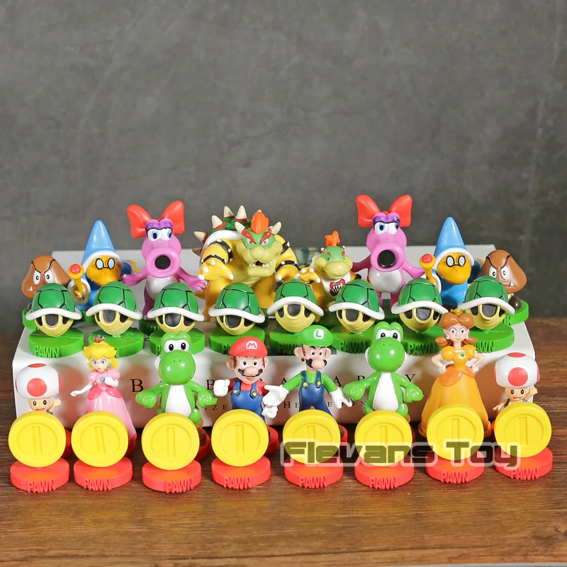 

Super Mario Brothers Chess Collector's Edition PVC Figures Model Toys 32-pack