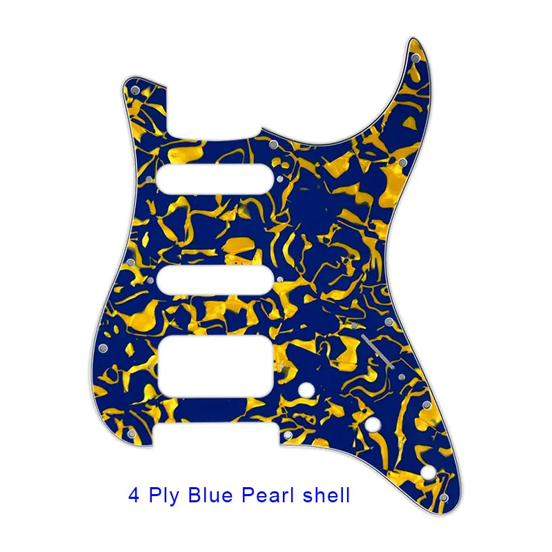 4 ply blue pearl shell