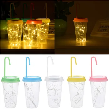 

Solar Powered 15 LED String Light Fairy Lid Bottle Cap Lamps Decor Arranging Props LED LIGHT SET lichterkette 40JA17