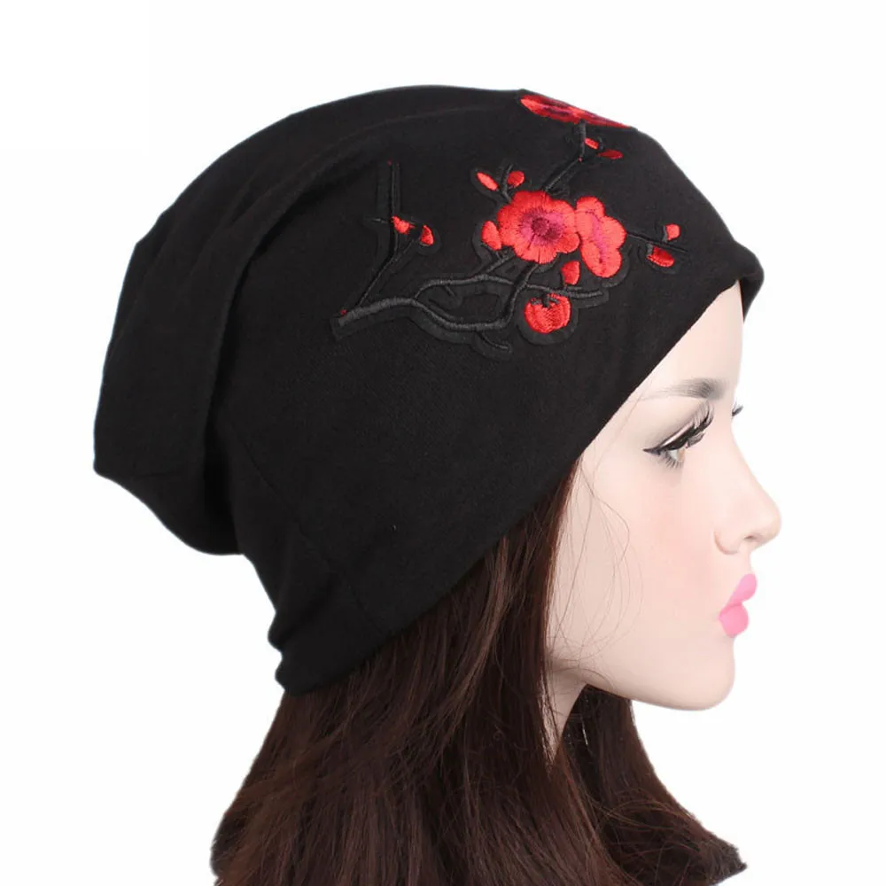 Creative-Design-Women-winter-hat-Ladies-Winter-Embroidery-Hats-Warm-Caps-Pile-Cap-gorros-mujer-invierno