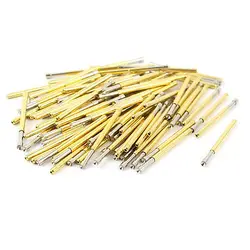 

100 Pcs P125-A2 2.5mm Concave Tip 33.35mm Length Spring Test Probes Pin