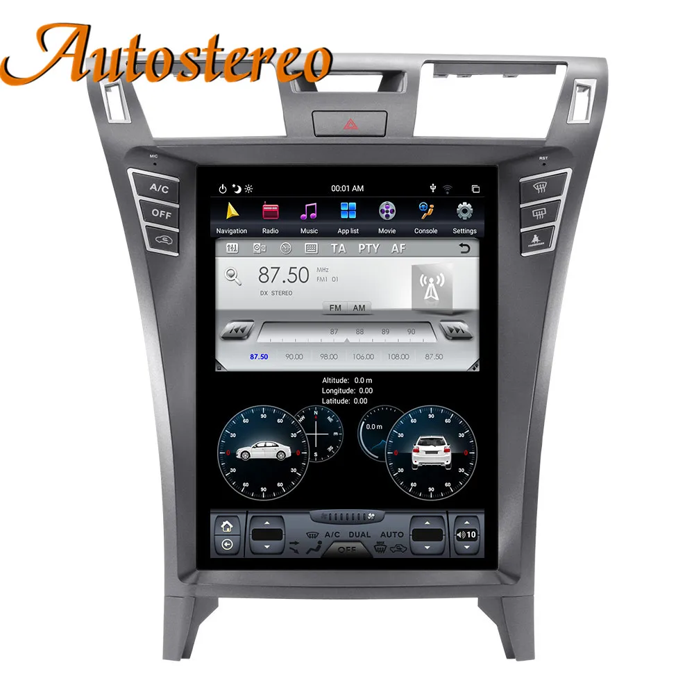 Excellent Android 8.1 Tesla style 4GRAM Car GPS Navigation car No DVD Player For Lexus LS460 radio tape recorder auto head unit multimedia 1