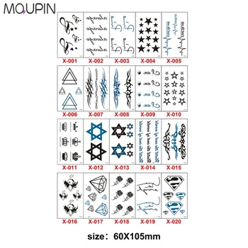 

20 Pcs Full Set Hot Waterproof Tattoo Stickers Fresh Small Picture Cool Boy and Girl Love Body Art Painting Makeup Tattoo