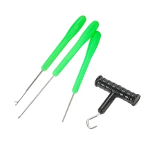 4 в 1 рыболовная приманка для ловли рыбы, набор инструментов для приманки, сверла и шила устройство для вытягивания ручек Стрингер и бурильщик для ловли карпа