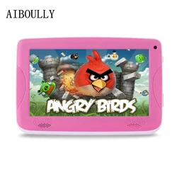 AIBOULLY – tablette PC Android 6.0 de 7 pouces, avec joli boîtier en Silicone, Quad Core, 1 go de RAM, 512, double caméra, WiFi, pour enfants, 8 pouces, Original 