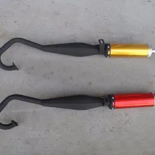 1 компл. Цветной абсолютно высокопроизводительный 49cc карманный велосипед выхлопная труба мини скутер комплекты глушителей 49cc скутер запасные части