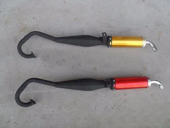 

1 set Colorfull Brand-new High performance 49cc pocket bike exhaust pipe mini scooter muffler sets 49cc scooter spare parts