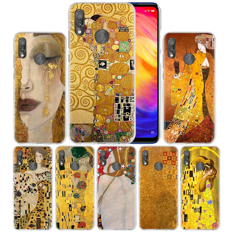 Чехол Kiss Gustav Klimt для Xiao mi Red mi Note 7 8T 6 6A Pro S2 5 5A 4X mi Note10 A1 A2 9 8 lite Play F1 жесткий чехол для телефона