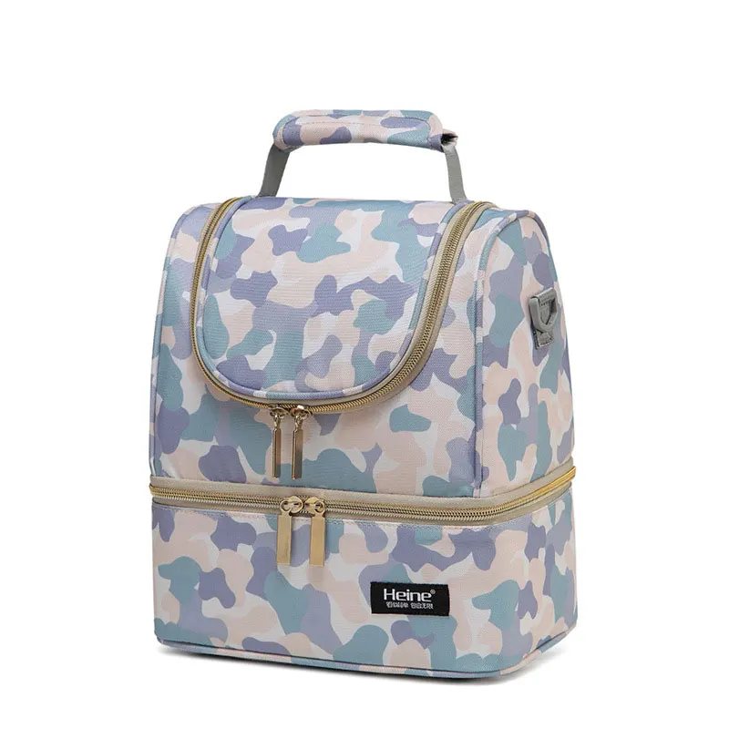 Модный подгузник для беременных, водонепроницаемый детский мешок для мамы, изоляционный мешок для бутылки, Большой Вместительный рюкзак для путешествий Hanimom - Цвет: Camouflage