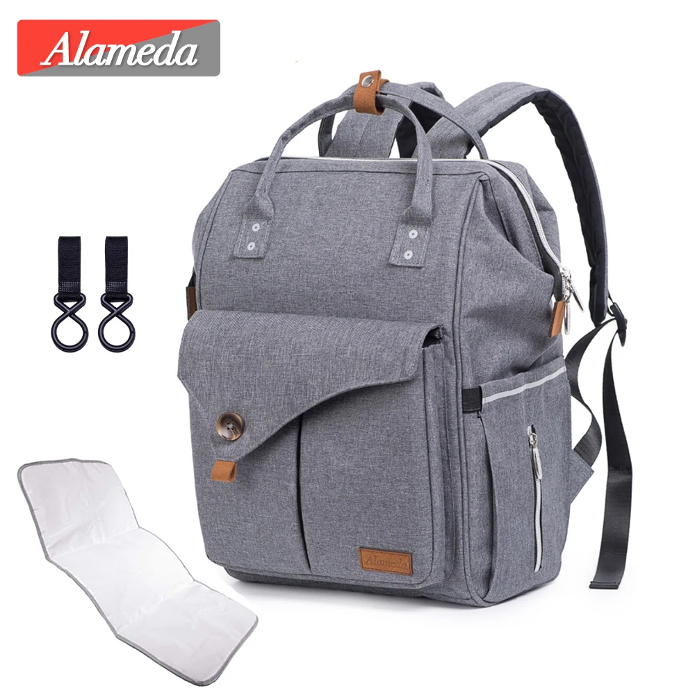 De bolso de Kit de Madre de moda multifunción viaje mochila de gran capacidad impermeable bebé pañal bolsas para mamá 2018 - 1