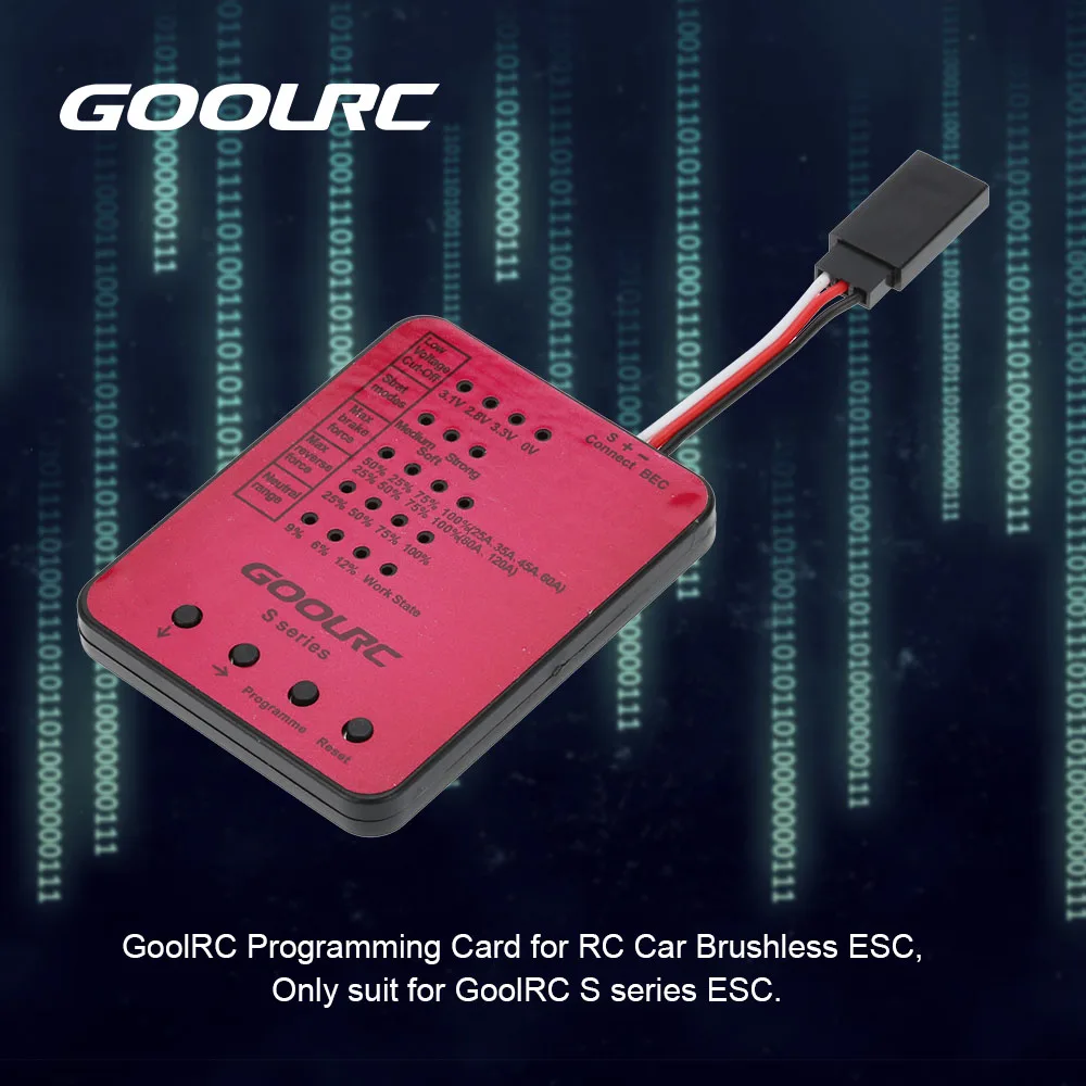 Бесщеточный бесщеточный двигатель GoolRC S3670 2850KV 120A с бесщеточным ESC и программной
